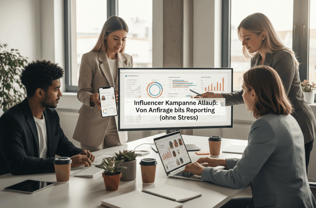 Influencer Kampagne Ablauf: Von Anfrage bis Reporting (ohne Stress)