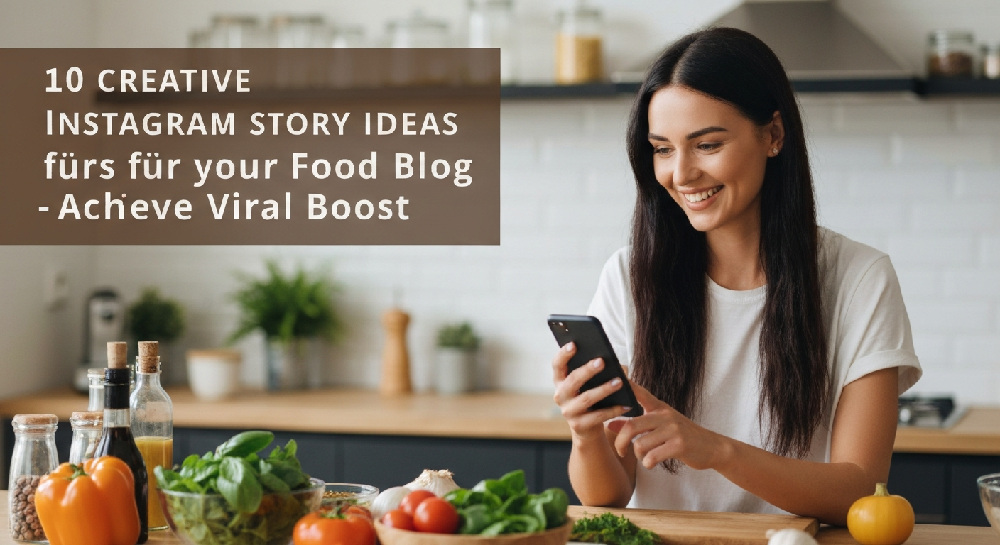 10 kreative Instagram Story Ideen für deinen Kochblog - Viral Boost