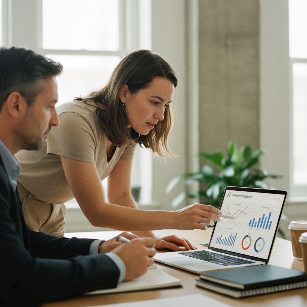 Beratungsgespräch mit Performance-Analyse für Instagram Wachstum